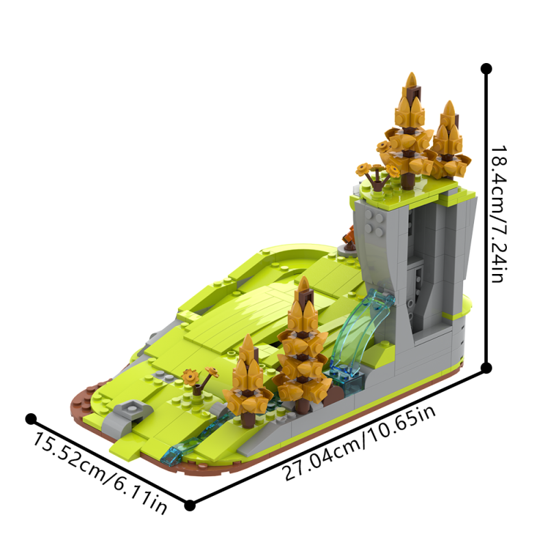 GOBRICKS MOC A2190 Tigger Slider - YWOBB