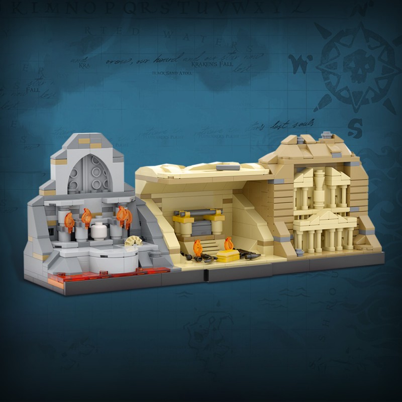 GOBRICKS MOC A1916 Indiana Jones Trilogy - YWOBB