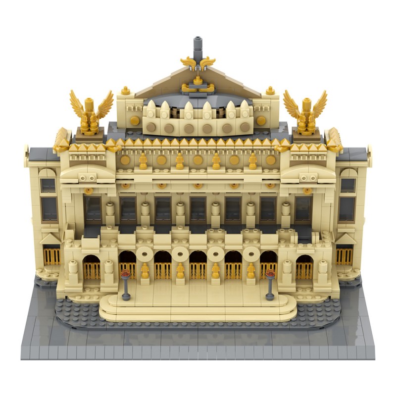 GOBRICKS MOC A1903 The Palais Garnier - Paris Opera - YWOBB