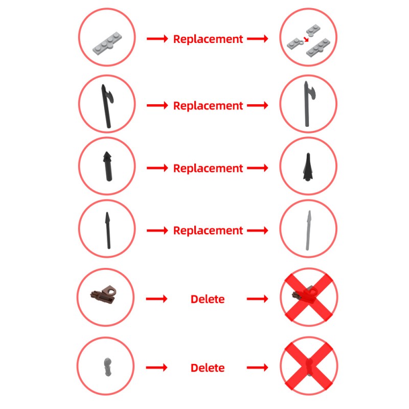 GOBRICKS MOC 198849 Woolfpack watch Tower - YWOBB