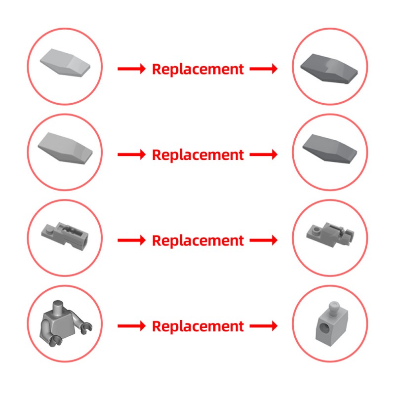 GOBRICKS MOC 212535 Mech  Swordfish - YWOBB