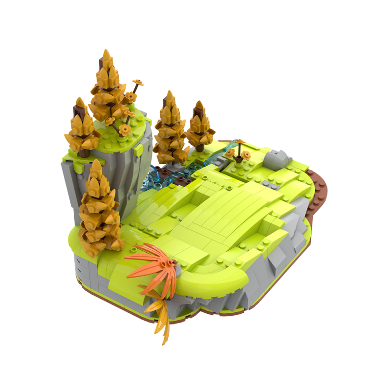 GOBRICKS MOC A2190 Tigger Slider - YWOBB