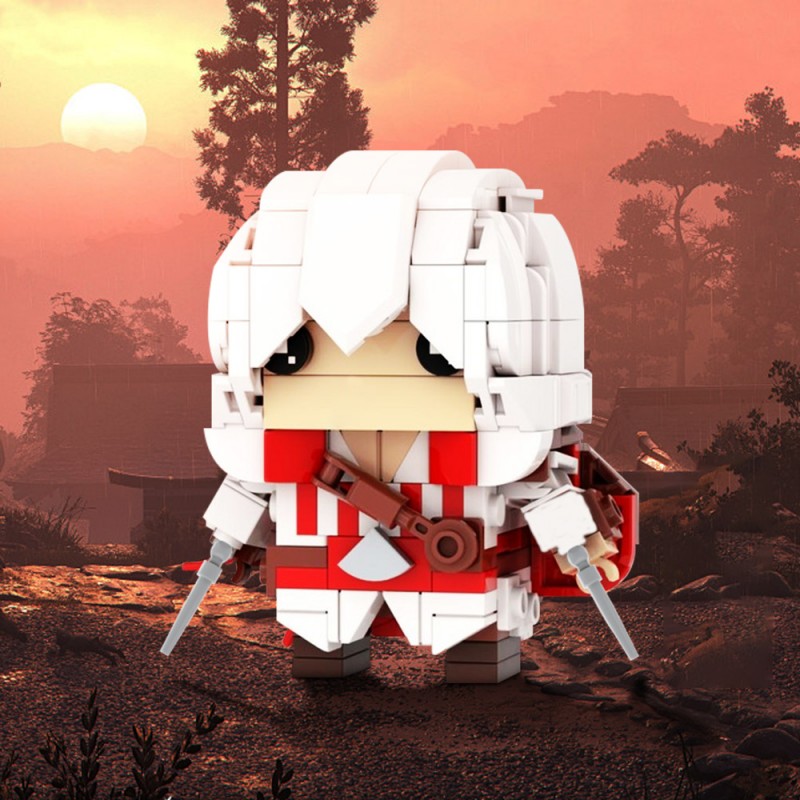 GOBRICKS MOC 215609 Ezio Auditore da Firenze Brickheadz- Assassin's Creed II - YWOBB