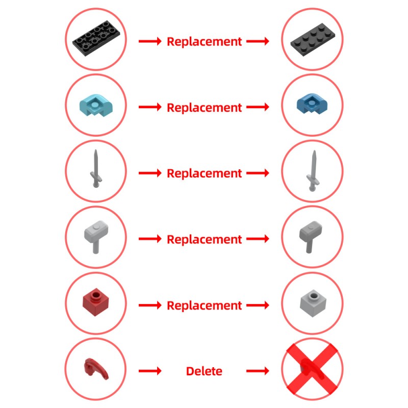 GOBRICKS MOC 182367 Medieval Town Square Blacksmith - 10332 Castle Extension - YWOBB