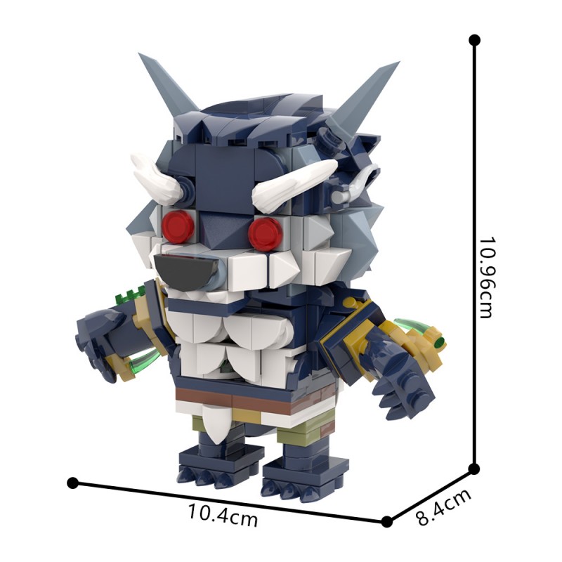 GOBRICKS MOC A1968 League of Legends Two Cities War Werewolf - YWOBB