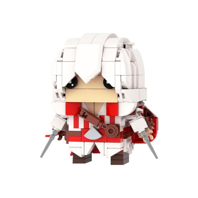 GOBRICKS MOC 215609 Ezio Auditore da Firenze Brickheadz- Assassin's Creed II - YWOBB