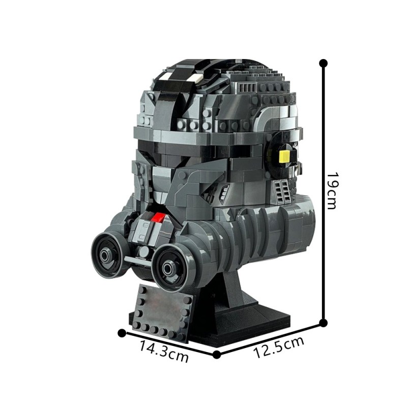 GOBRICKS MOC 144442 Bad Batch Helmet - ECHO - YWOBB