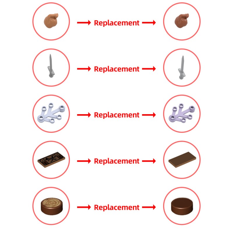 GOBRICKS MOC 213181 Blacksmith / Forge - Medieval Fantasy Display - YWOBB
