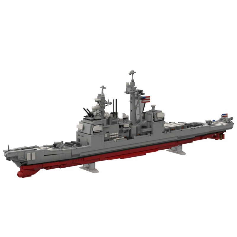 GOBRICKS MOC 212474 Ticonderoga - CG-72 USS Vella Gulf - YWOBB