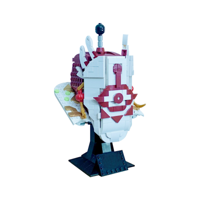 GOBRICKS MOC 215985 Master Kohga Helmet - YWOBB