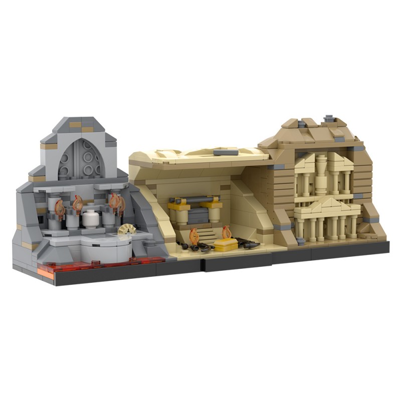 GOBRICKS MOC A1916 Indiana Jones Trilogy - YWOBB