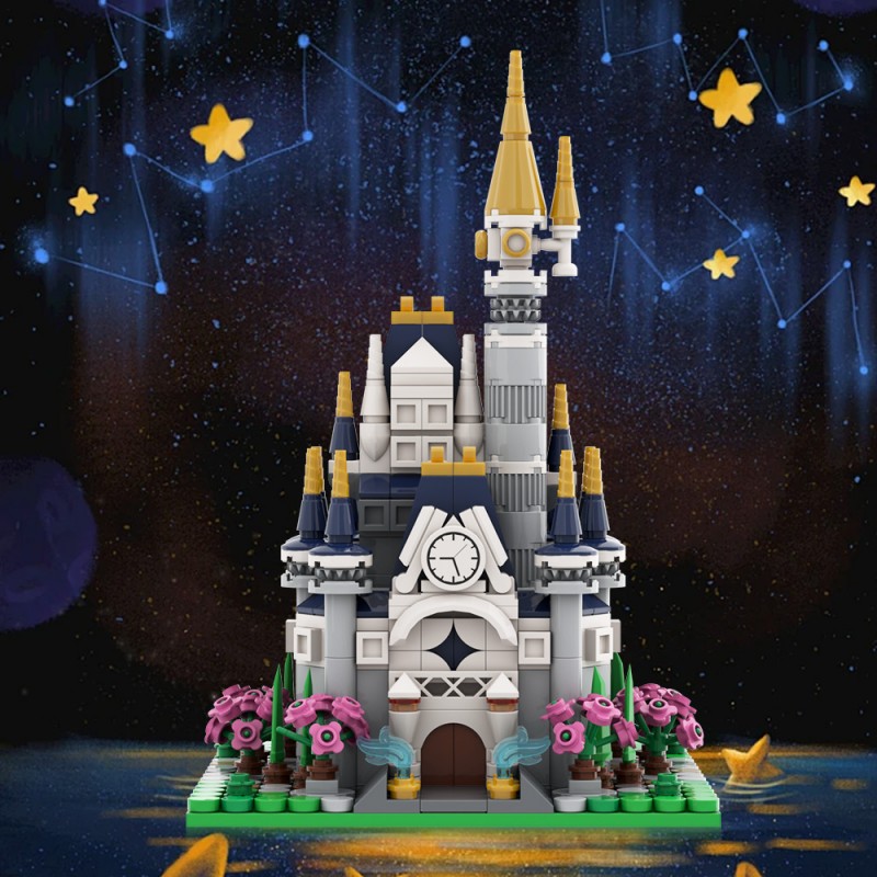 GOBRICKS MOC A2195 Fantasy Castle - YWOBB
