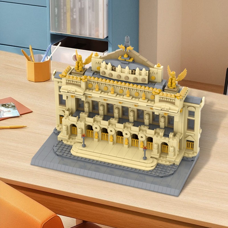 GOBRICKS MOC A1903 The Palais Garnier - Paris Opera - YWOBB