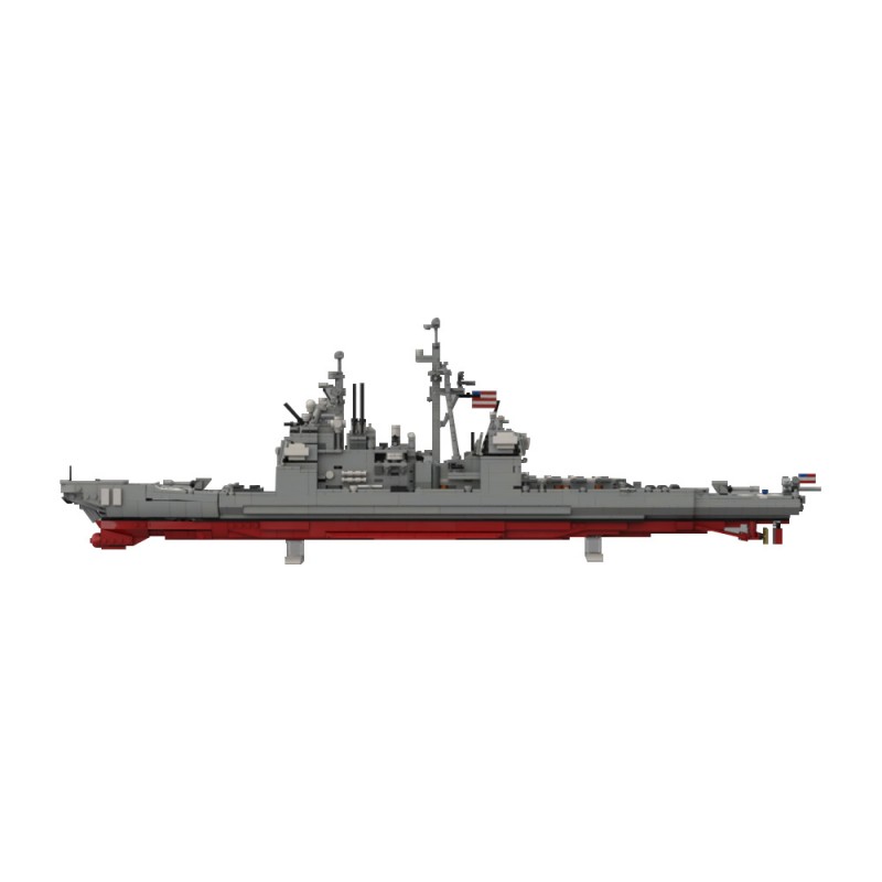GOBRICKS MOC 212474 Ticonderoga - CG-72 USS Vella Gulf - YWOBB