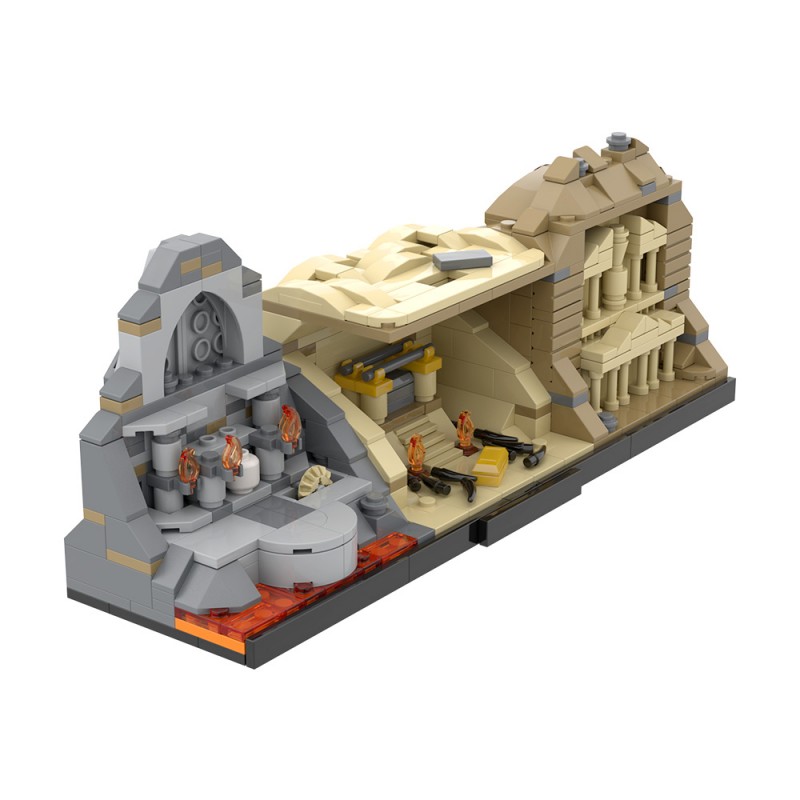 GOBRICKS MOC A1916 Indiana Jones Trilogy - YWOBB