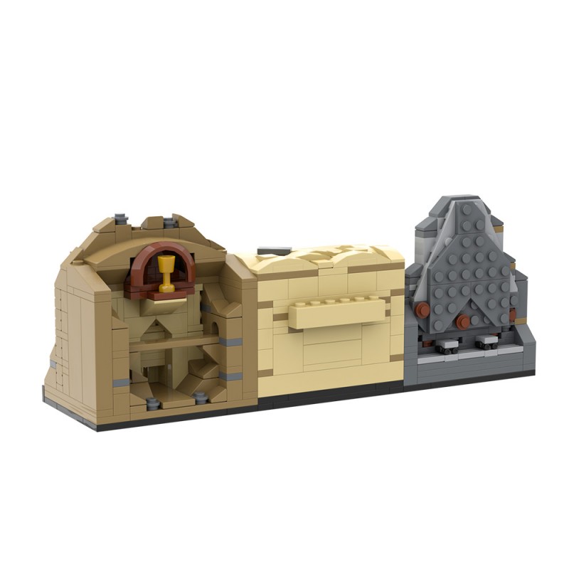 GOBRICKS MOC A1916 Indiana Jones Trilogy - YWOBB