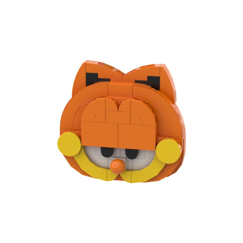 GOBRICKS MOC 206396 PENCIL POT - GARFIELD - YWOBB