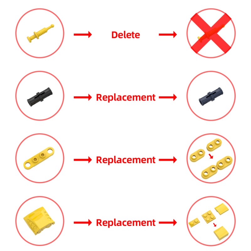 GOBRICKS MOC 141244 C-3PO head - YWOBB