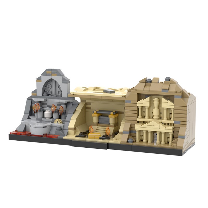 GOBRICKS MOC A1916 Indiana Jones Trilogy - YWOBB