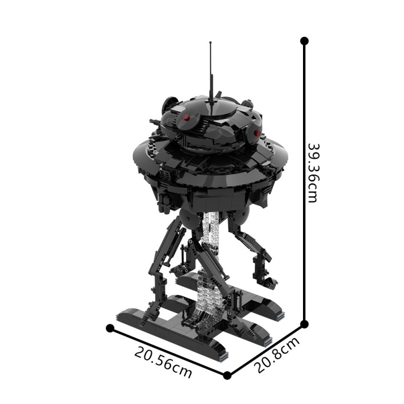 GOBRICKS MOC A2255 Imperial Probe Droid - UCS Scale - YWOBB