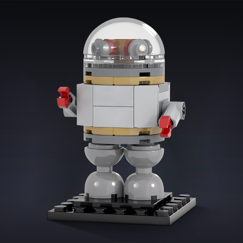 GOBRICKS MOC 72500 Retro Robot - YWOBB