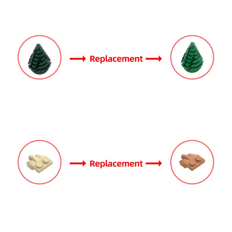 GOBRICKS MOC 182367 Medieval Town Square Blacksmith - 10332 Castle Extension - YWOBB