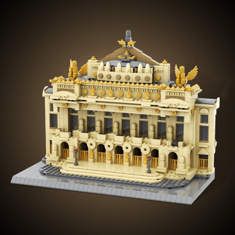GOBRICKS MOC A1903 The Palais Garnier - Paris Opera - YWOBB