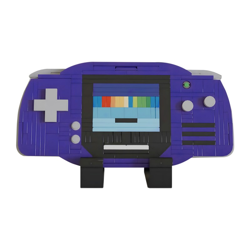 GOBRICKS MOC 208861 Nintendo Game Boy Advance — Indigo - YWOBB