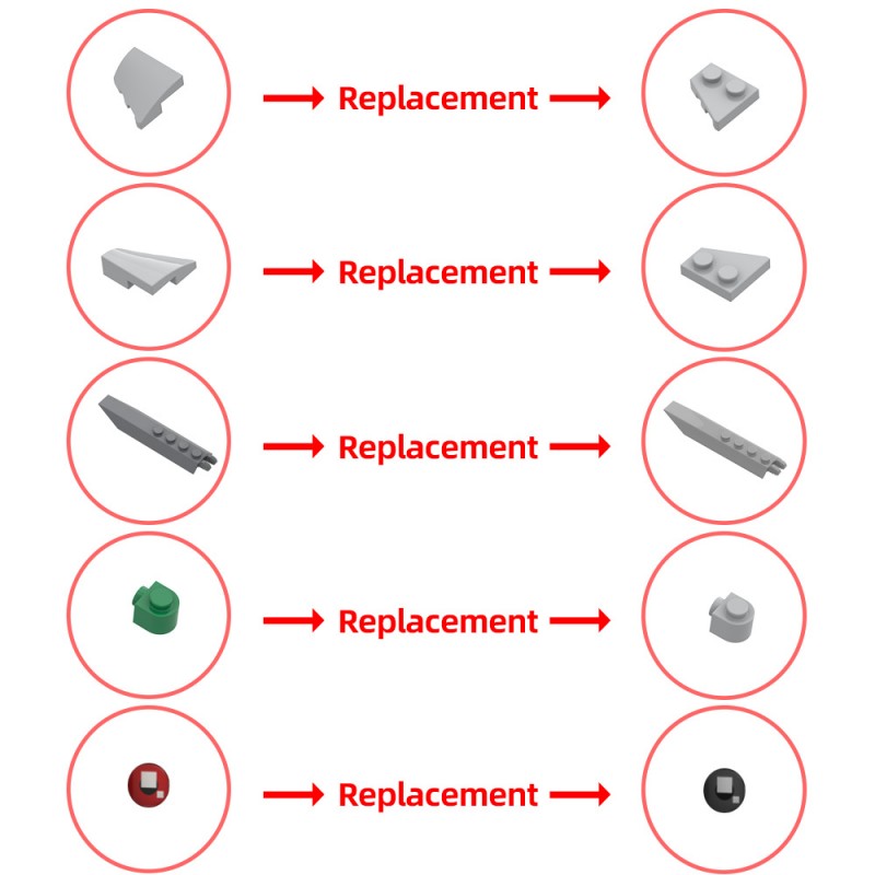 GOBRICKS MOC 208738 Feral Pigeon - YWOBB
