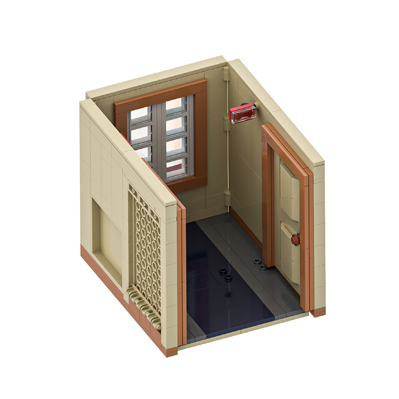 GOBRICKS MOC A1982Y02 The Shining Twins - Base and Background - YWOBB