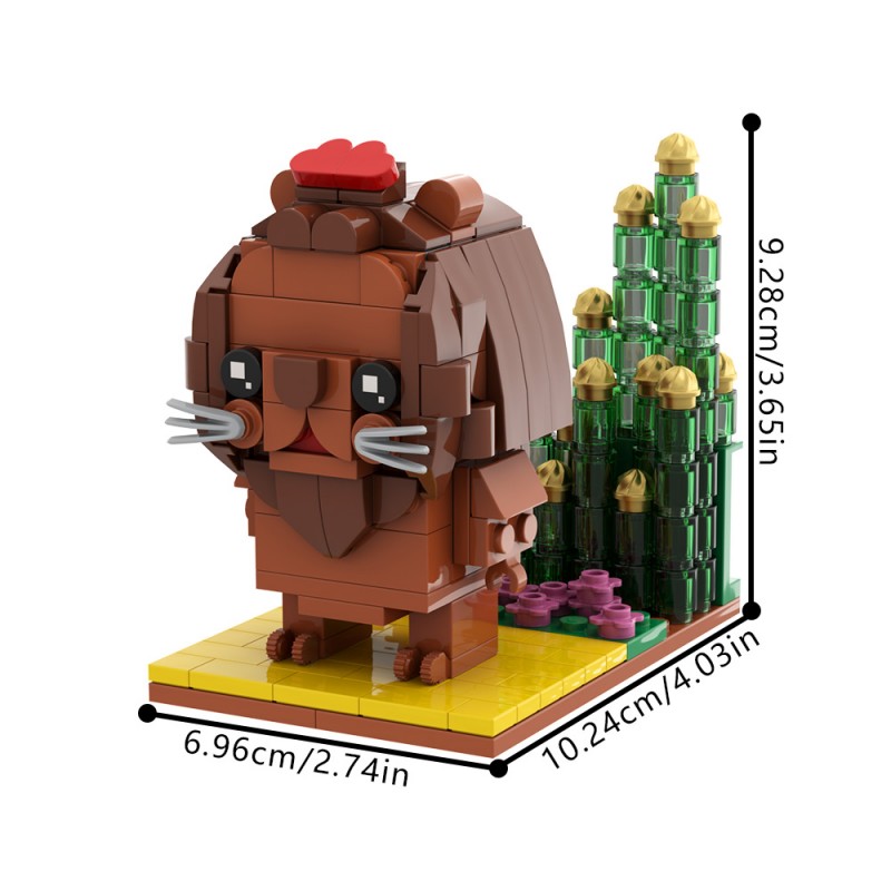 GOBRICKS MOC A2216Y01 Cowardly Lion - YWOBB