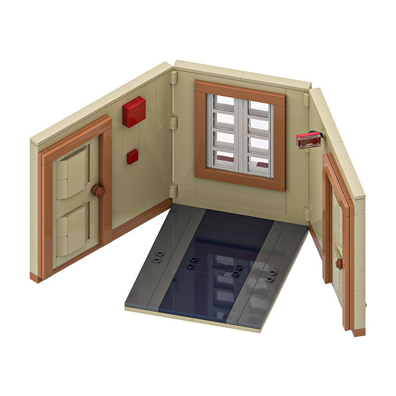 GOBRICKS MOC A1982Y02 The Shining Twins - Base and Background - YWOBB