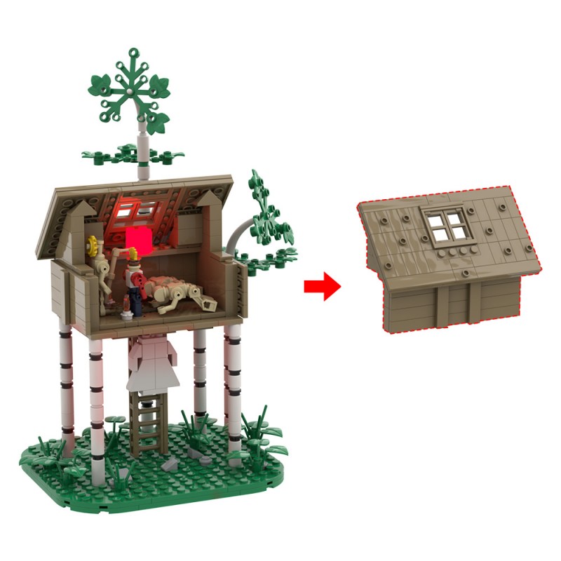 GOBRICKS MOC A2215 Treehouse - YWOBB