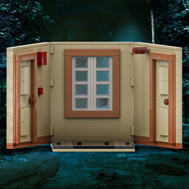 GOBRICKS MOC A1982Y02 The Shining Twins - Base and Background - YWOBB