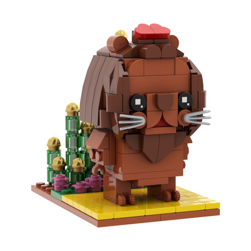 GOBRICKS MOC A2216Y01 Cowardly Lion - YWOBB