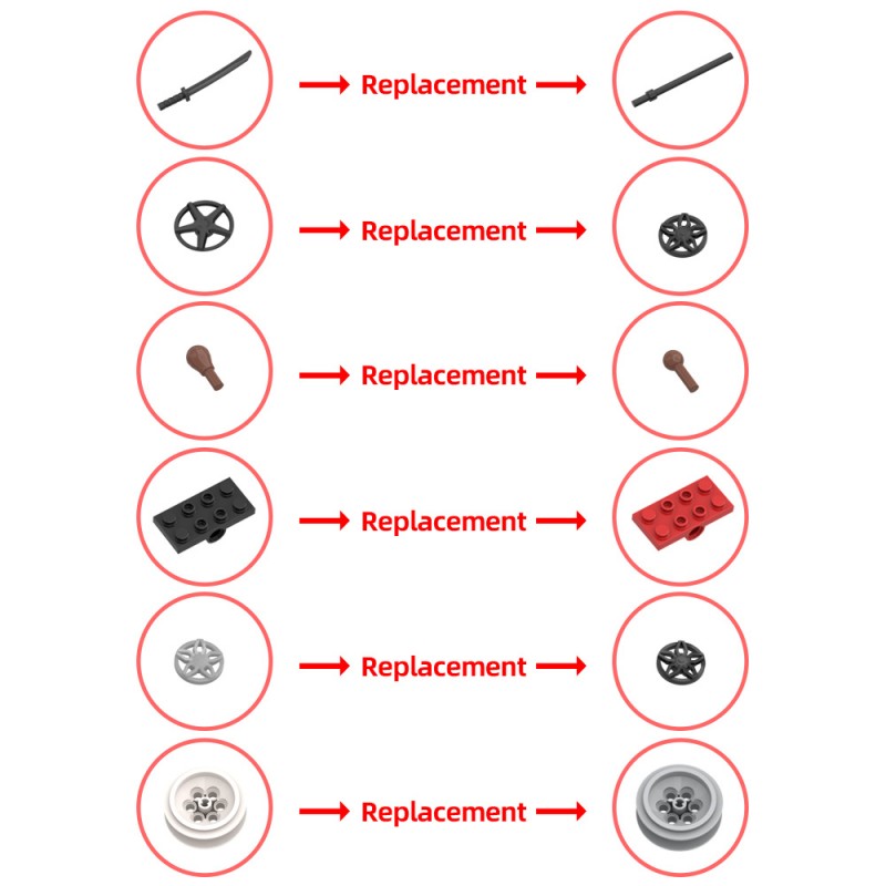 GOBRICKS MOC 197975 Farmtruck - YWOBB