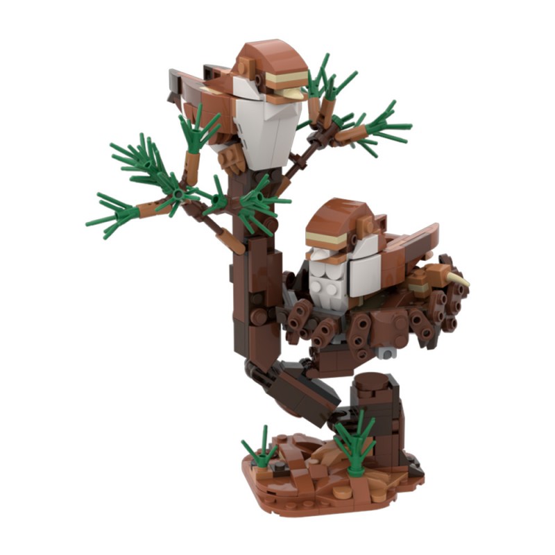 GOBRICKS MOC 209245 Two little birds - YWOBB