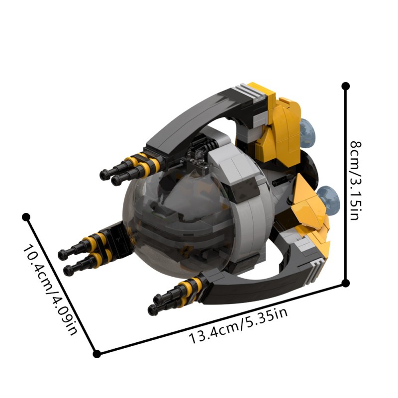 GOBRICKS MOC 215249 The stinger - YWOBB