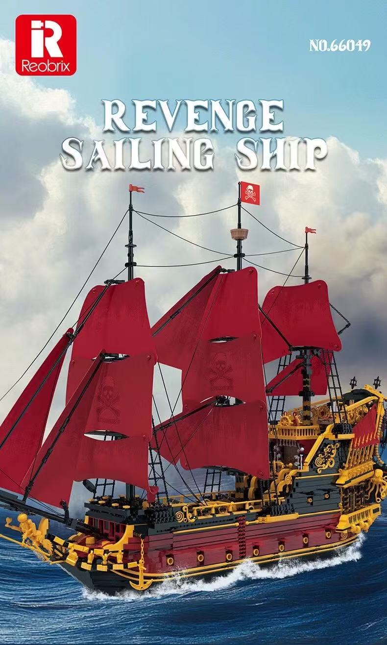 Reobrix 66049 Revenge Sailing Ship - YWOBB
