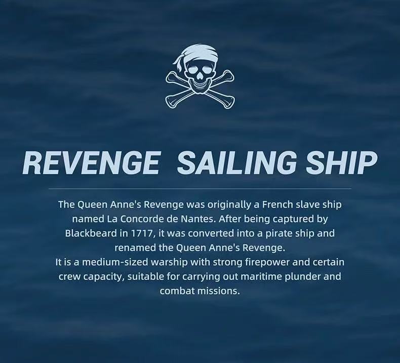 Reobrix 66049 Revenge Sailing Ship - YWOBB