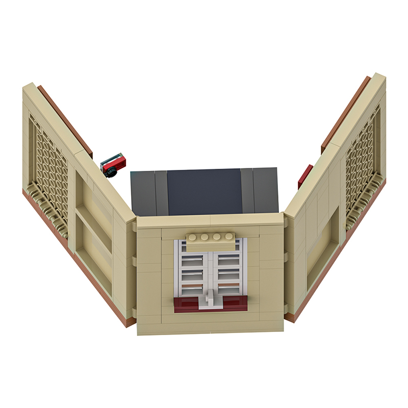 GOBRICKS MOC A1982Y02 The Shining Twins - Base and Background - YWOBB
