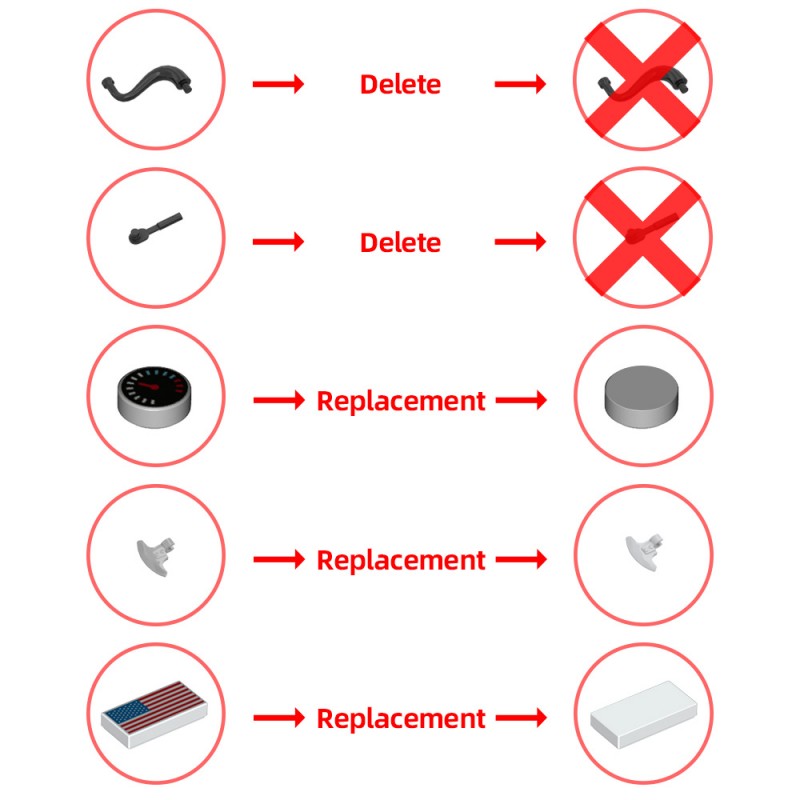 GOBRICKS MOC 197975 Farmtruck - YWOBB