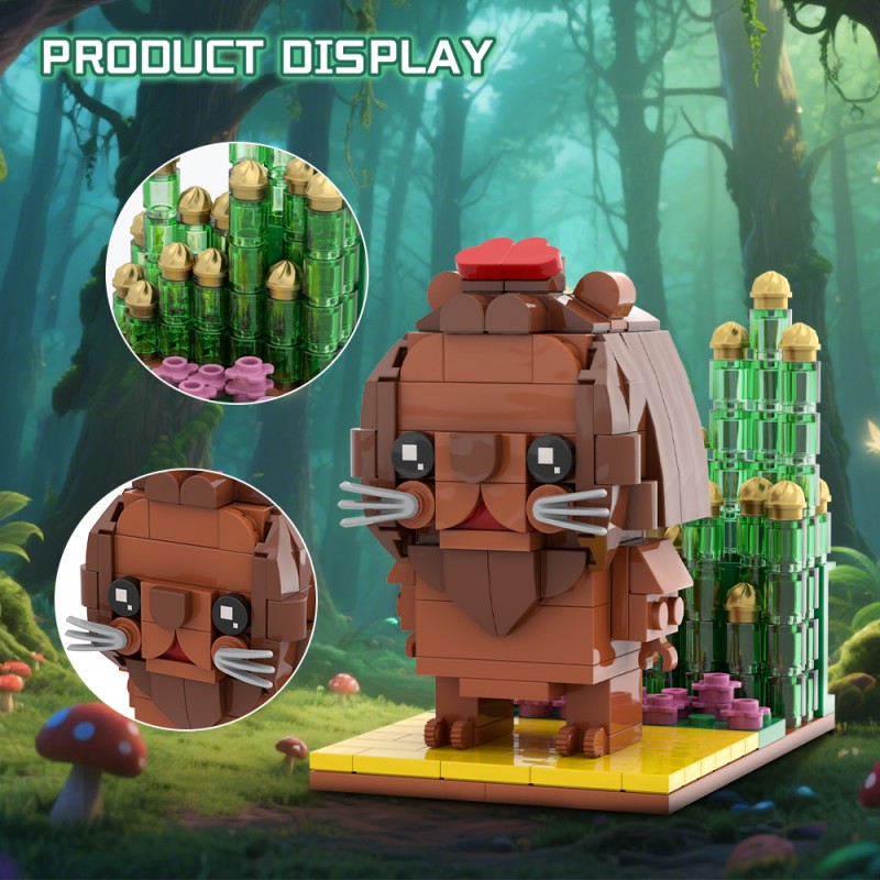 GOBRICKS MOC A2216Y01 Cowardly Lion - YWOBB