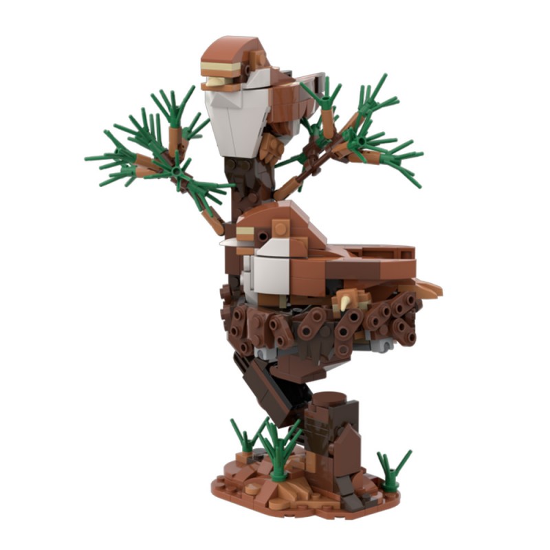 GOBRICKS MOC 209245 Two little birds - YWOBB