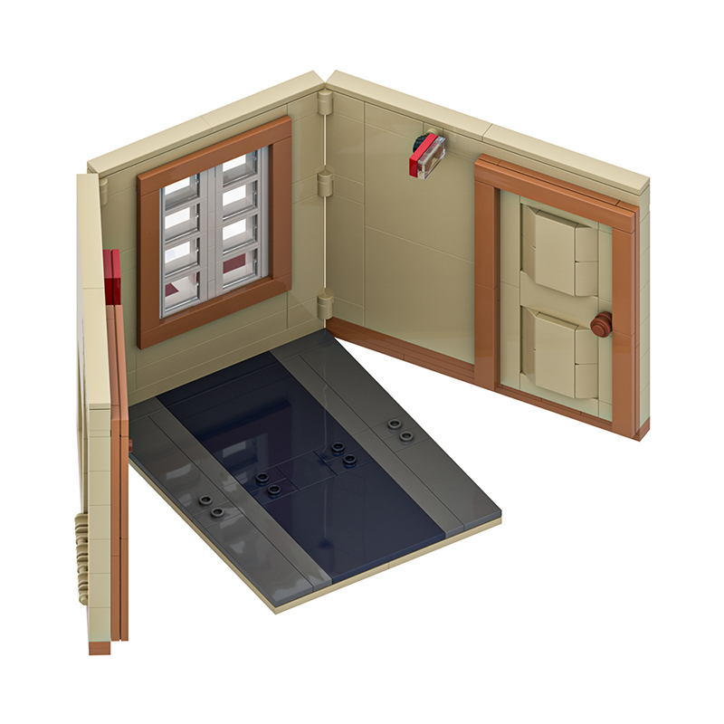 GOBRICKS MOC A1982Y02 The Shining Twins - Base and Background - YWOBB