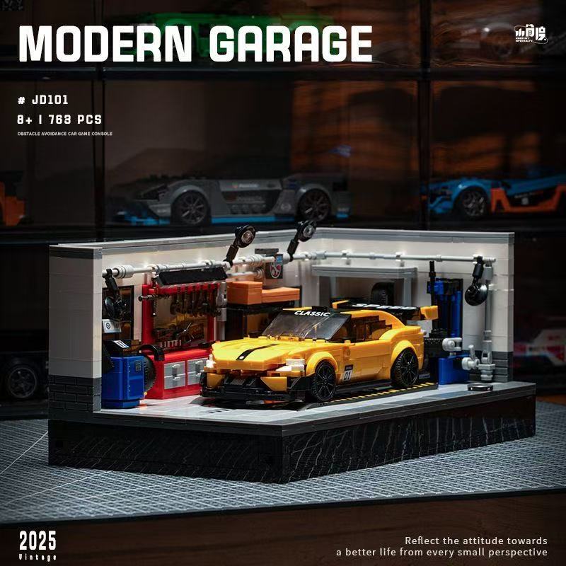 Small Angle JD101 Modern Garage - YWOBB