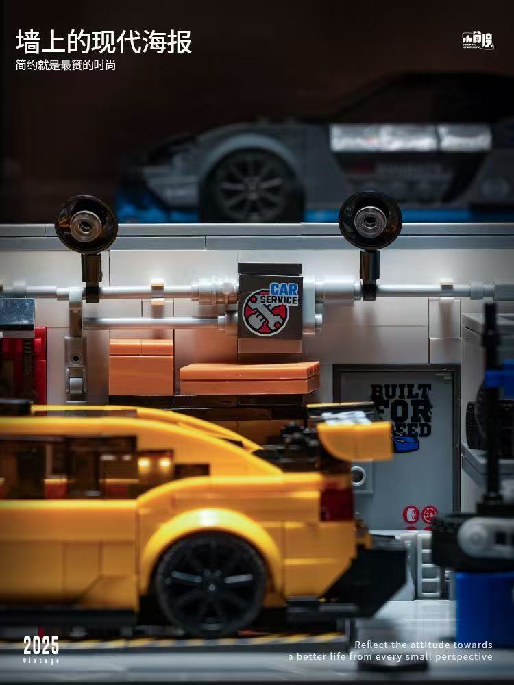 Small Angle JD101 Modern Garage - YWOBB