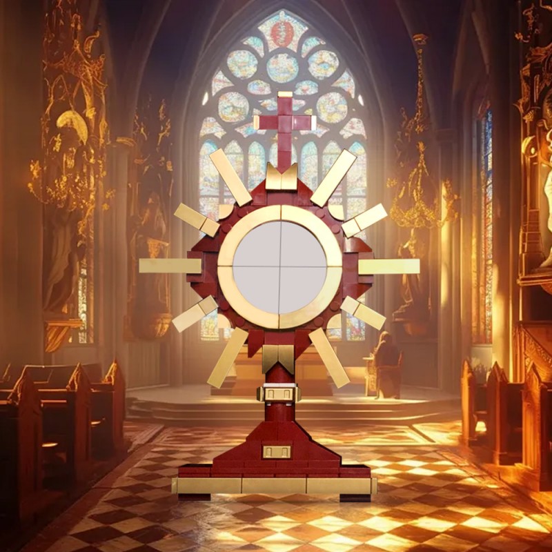GOBRICKS MOC 218086 Monstrance - YWOBB