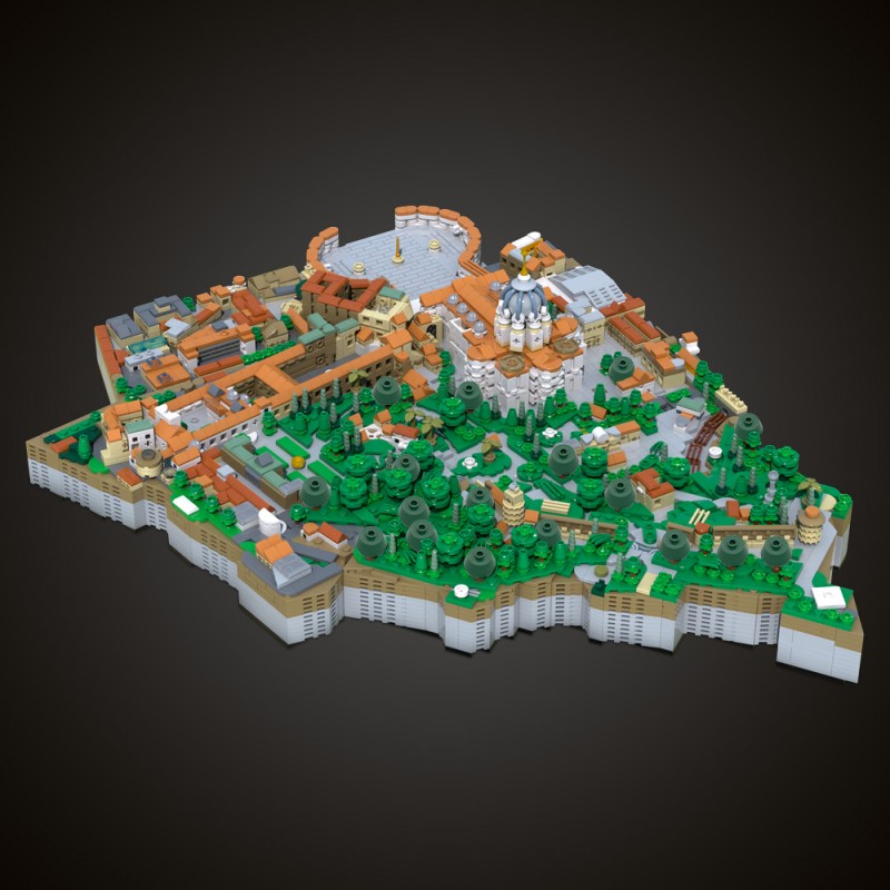 GOBRICKS MOC 208889 Vatican City - YWOBB