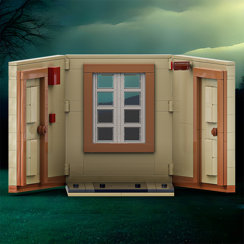 GOBRICKS MOC A1982Y02 The Shining Twins - Base and Background - YWOBB